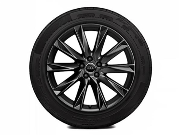 Audi e-tron 20" Alufælge - 10-eget laminadesign, sort (9J x 20") - Sommer